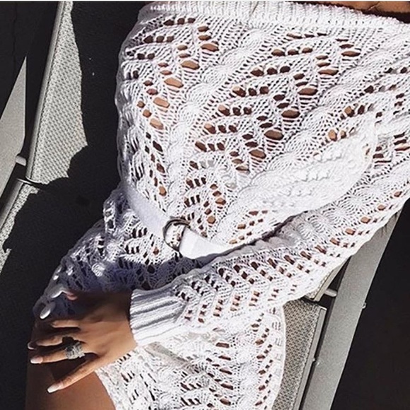 NEW! Knitted Maxi Side Slit Dress - Picture 3 of 8